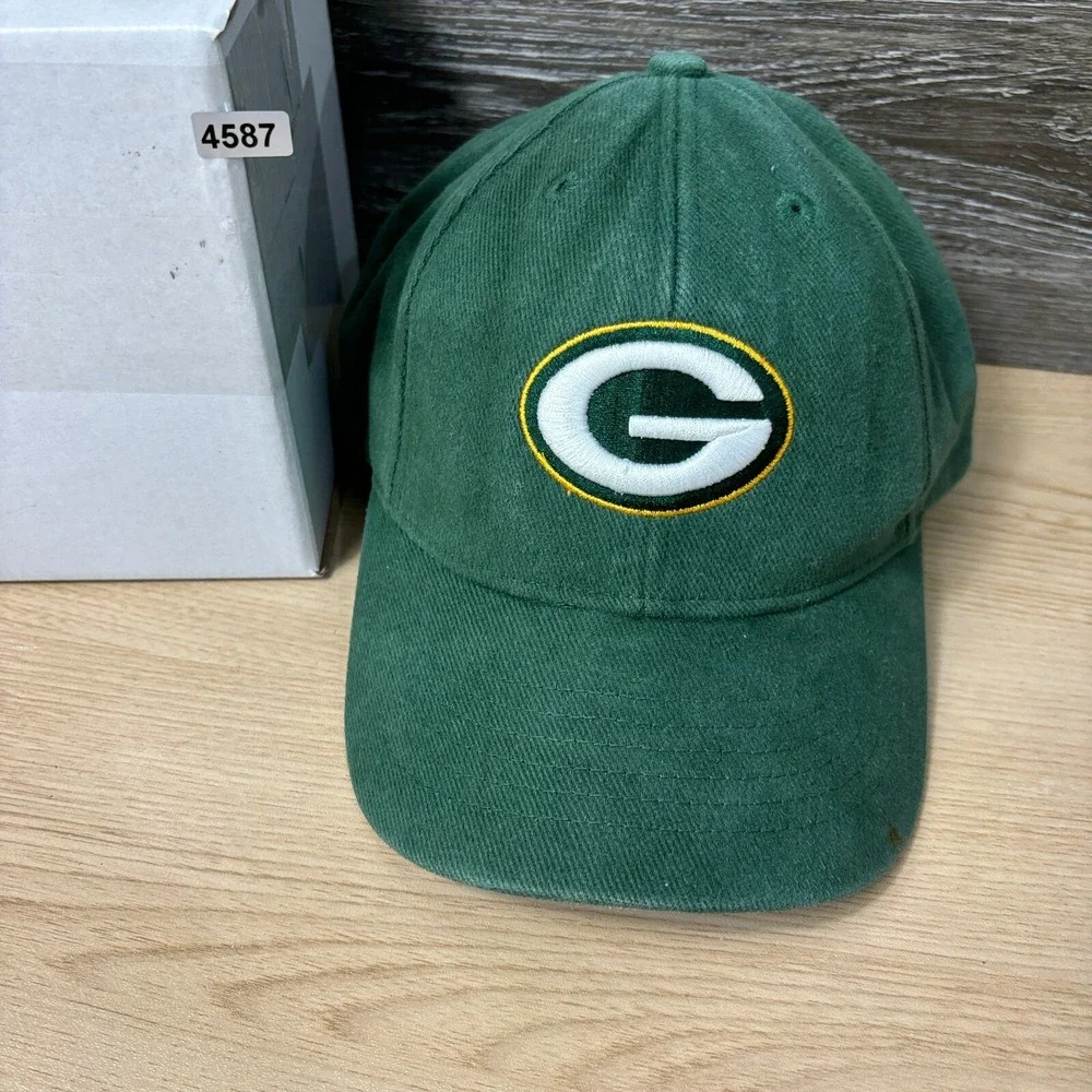 Green Bay Packers Hat Cap Strap Back Green NFL‎ Football Reebok Adjustable
